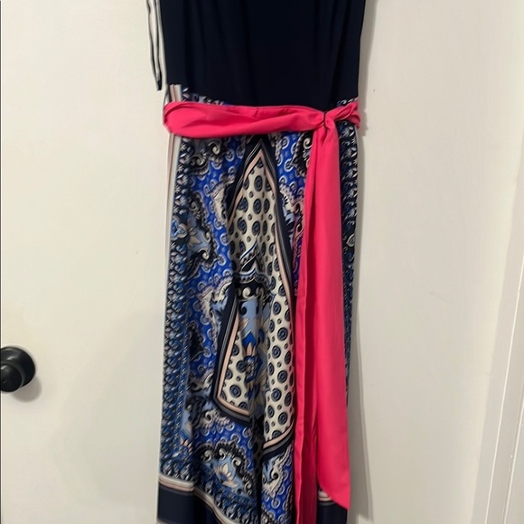 Eliza‎ J Navy Blue Maxi Sleeveless Dress Size 2 - Picture 11 of 11